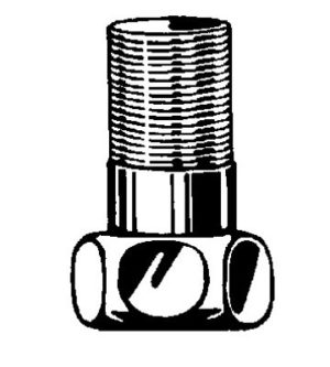 Image of Grohe Straight Union - 12424000 - Starlight Chrome