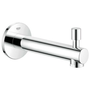 Image of Grohe Concetto New Diverter Tub Spout - 13275 - StarLight Chrome