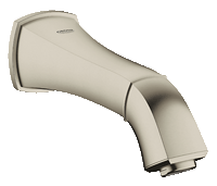 Image of Grohe Grandera 6 1/4" Tub Spout - 13342 - Brushed Nickel