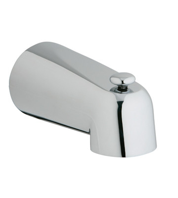 Image of Grohe 5" Diverter tub spout - 13611 - StarLight Chrome