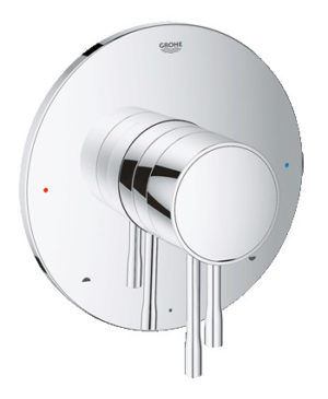 Image of Grohe Essence Dual Function Pressure Balance Trim with Control Module - 19494 - StarLight Chrome