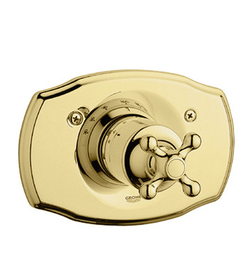 Image of Grohe Seabury Thermostat Trim - 19612 - Polished Brass