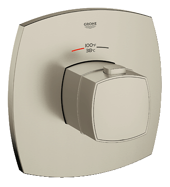Image of Grohe Grandera Custom Shower Thermostatic Trim - 19940 - Brushed Nickel