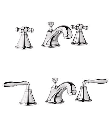 Image of Grohe Seabury Wideset Faucet - 20800 - Sterling