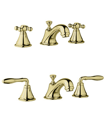 Image of Grohe Seabury Wideset Faucet - 20800 - Polished Brass