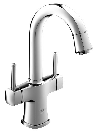 Image of Grohe Grandera High Spout Lavatory Faucet - 21108 - Starlight Chrome