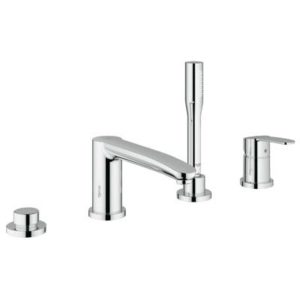Image of Grohe Eurostyle Cosmopolitan Roman Tub Filler with Personal Hand Shower - 23048 - Starlight Chrome