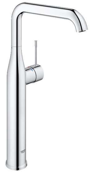 Image of Grohe Essence Single Handle Lavatory Centerset Vessel Faucet - 23538 - StarLight Chrome