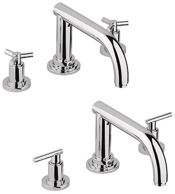Image of Grohe Atrio Roman Tub Filler - 25048 - Sterling