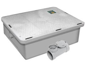 Image of Canplas Endura 25 GPM Low Poly Grease Trap with 2" Outlet - C3925XTA03T