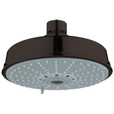 Image of Grohe Rustic Rainshower Shower Head - 27130 - Oil Rubbed Bronze