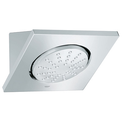 Image of Grohe Rainshower F Series F5 Shower Head with Integrated Mounting Connection - 27254 - StarLight Chrome