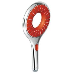 Image of Grohe Rainshower Icon Hand Shower - 27443 , 27444, 27446, 27447, 27448, 27449 - Chrome/Red