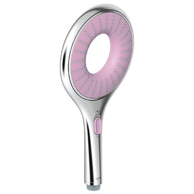 Image of Grohe Rainshower Icon Hand Shower - 27443 , 27444, 27446, 27447, 27448, 27449 - Chrome/Pink