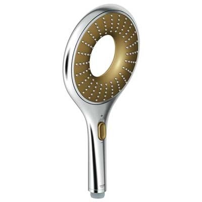 Image of Grohe Rainshower Next Generation Icon Hand Shower - Chrome/Fired Clay
