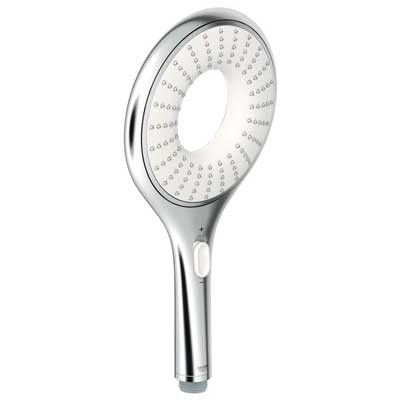 Image of Grohe Rainshower Next Generation Icon Hand Shower - Chrome/Sheer Marble