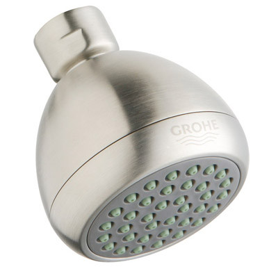 Image of Grohe Relexa Non-Adjustable Shower Head - 28342 - Brushed Nickel