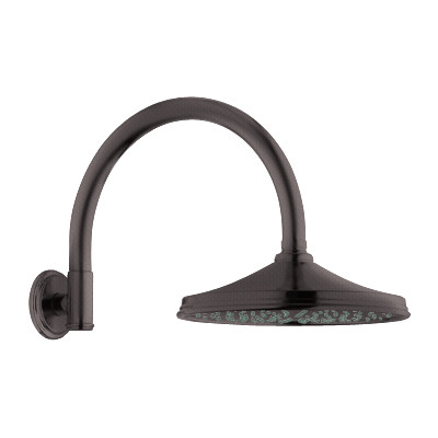 Image of Grohe Rainshower Retro Shower Arm - 28383 - Oil Rubbed Bronze