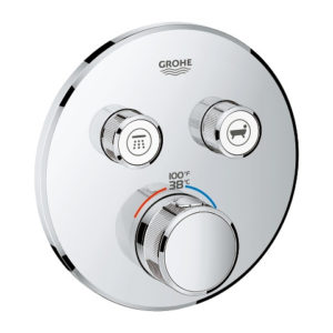 Image of Grohe Grohtherm SmartControl Dual Function Thermostatic Trim with Control Module - 29137 - 29137000