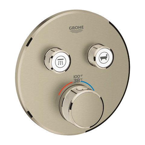 Image of Grohe Grohtherm SmartControl Dual Function Thermostatic Trim with Control Module - 29137 - 29137EN0