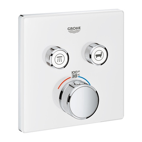 Image of Grohe Grohtherm SmartControl Dual Function Thermostatic Trim with Control Module - 29164 - 29164LS0