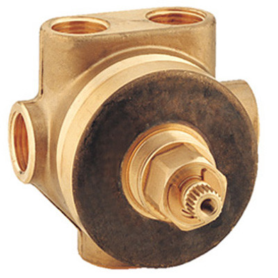 Image of Grohe 5 Port Diverter Rough-in Valve - 29714 - Rough Brass