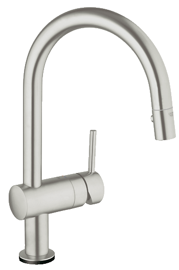 Image of Grohe Minta Touch Pull Down Spray Faucet - 31359 - Supersteel