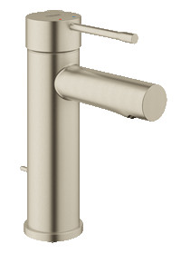 Image of Grohe Essence New Single Handle Lavatory Centerset Faucet - 32216 - Brushed Nickel