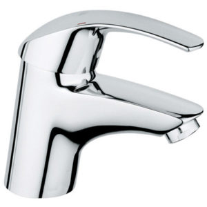 Image of Grohe Eurosmart Centerset Lavatory Faucet Less Drain - 32643 - StarLight Chrome