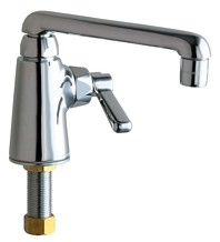 Image of Chicago Faucets Deck Mounted Single Inlet Faucet - 349-ABCP - Polished Chrome
