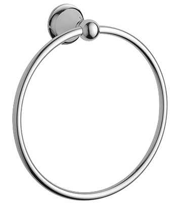 Image of Grohe Seabury Towel Ring - 40158 - Sterling
