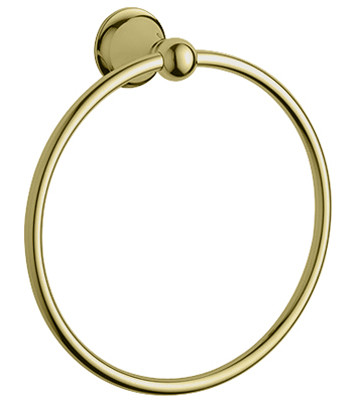 Image of Grohe Seabury Towel Ring - 40158 - Polished Brass
