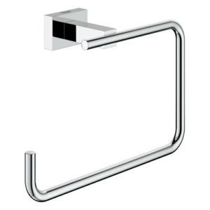 Image of Grohe Essentials Cube Towel Ring - 40510 - Starlight Chrome