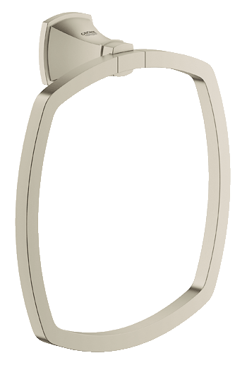Image of Grohe Grandera Towel Ring - 40630 - Brushed Nickel