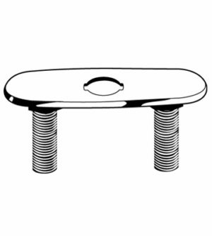 Image of Grohe Locking Escutcheon Plate - 42748 - StarLight Chrome