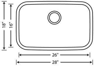 Dimensions for Sink