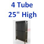 4 Tube 25" High