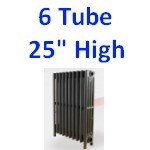 6 Tube 25" High