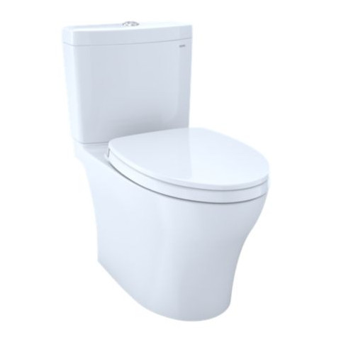 Image of TOTO Aquia IV Two Piece Elongated Bowl Dual Flush Toilet - CST446CUMG