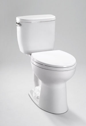 Image of Toto Entrada ADA Two Piece Round Bowl Toilet - CST243EF