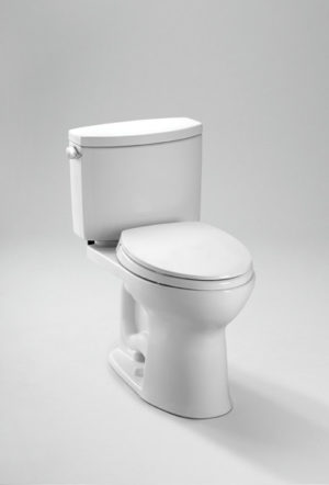 Image of TOTO Drake II ADA Two Piece Elongated Bowl Toilet - CST454CEFG - Cotton
