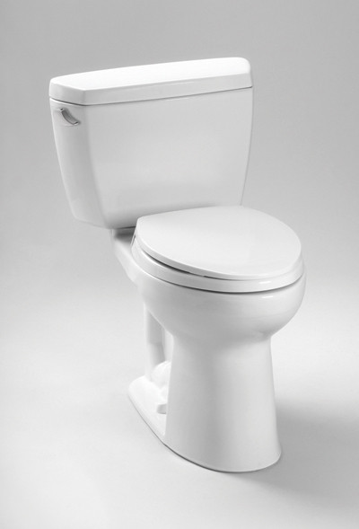 Image of TOTO Drake ADA Two Piece Elongated Bowl Toilet - CST744EL - Cotton