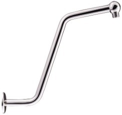Image of Danze 13" S Shaped Shower Arm with Flange - D481116 - Chrome