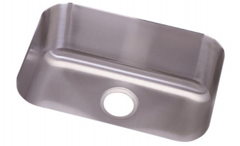Image of Elkay Dayton Stainless Steel 23-1/2" x 18-1/4" x 8", Single Bowl Undermount Sink - DCFU2115