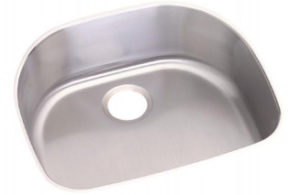 Image of Elkay Dayton Stainless Steel 23-1/2" x 21-1/8" x 8", Single Bowl Undermount Sink - DCFU2118