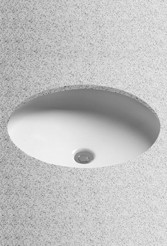Image of TOTO Curva 17" x 14" Undercounter Lavatory Sink - LT181 - Cotton