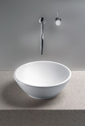 Image of TOTO Larissa 17" Vessel Lavatory Sink with SanaGloss - LT523G - Cotton