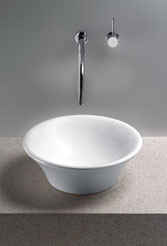 Image of TOTO Alexis 17-3/4" Vessel Lavatory Sink with Sanagloss - LT524G - Cotton