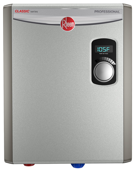 Image of Rheem Professional Classic Tankless Electric Water Heater 240v 2.0GPM - RTEX-18 - RTEX Tankless Electric