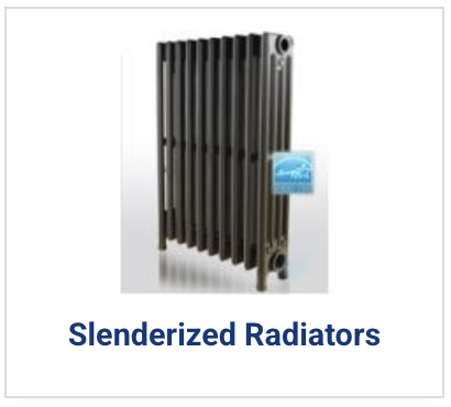 Burnham slenderized cast iron radiator sections